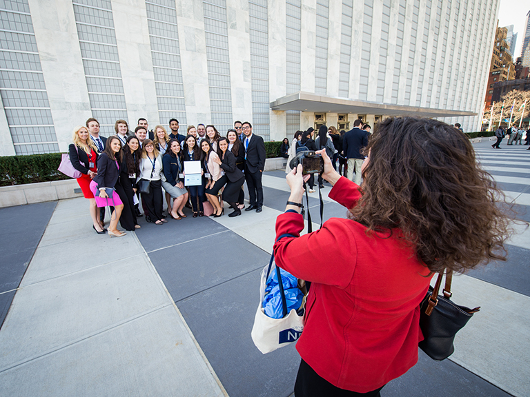 Photo of Students Visiting United Nations